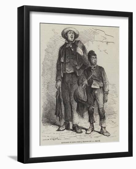 Savoyards in Paris-Jean Adolphe Beauce-Framed Giclee Print
