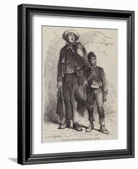 Savoyards in Paris-Jean Adolphe Beauce-Framed Giclee Print