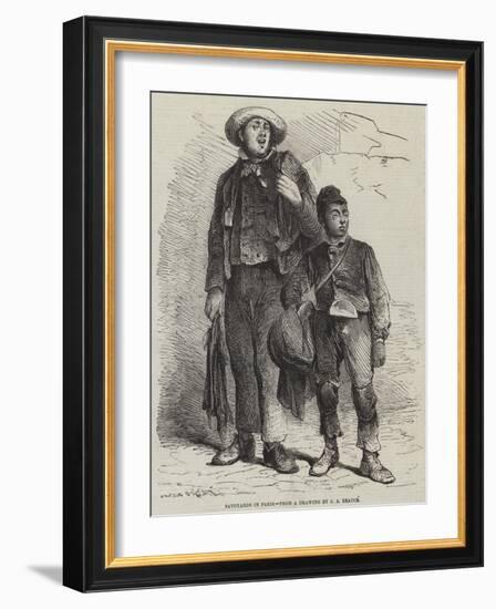 Savoyards in Paris-Jean Adolphe Beauce-Framed Giclee Print