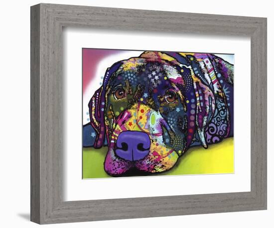 Savvy Labrador-Dean Russo-Framed Giclee Print