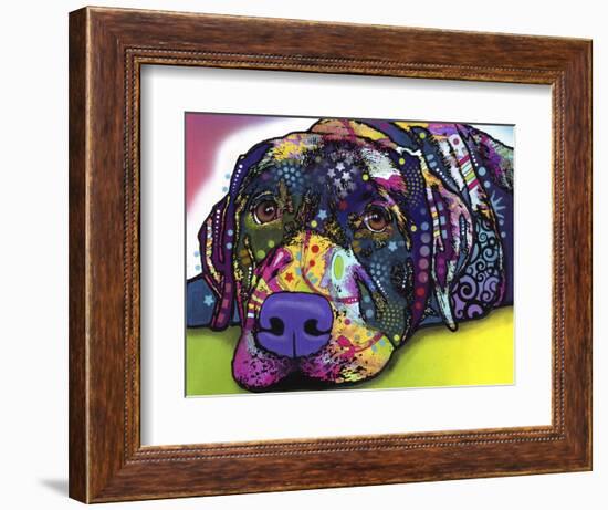 Savvy Labrador-Dean Russo-Framed Giclee Print