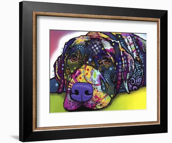 Savvy Labrador-Dean Russo-Framed Giclee Print