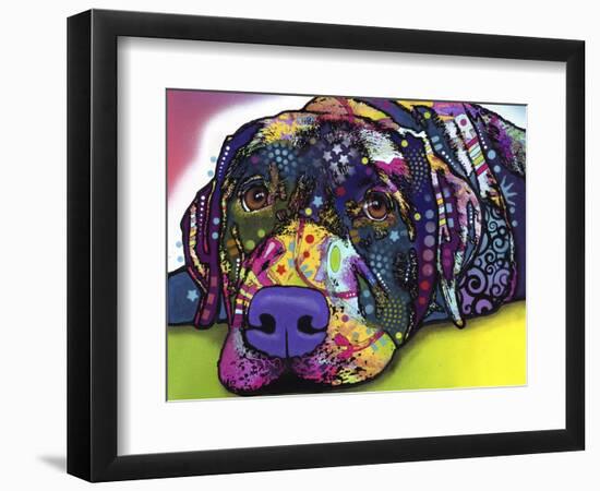 Savvy Labrador-Dean Russo-Framed Giclee Print