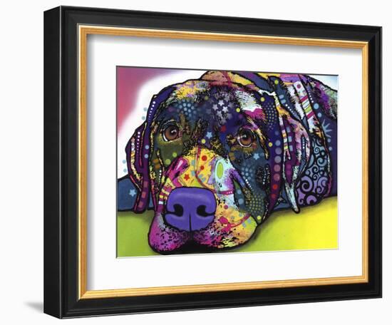 Savvy Labrador-Dean Russo-Framed Giclee Print