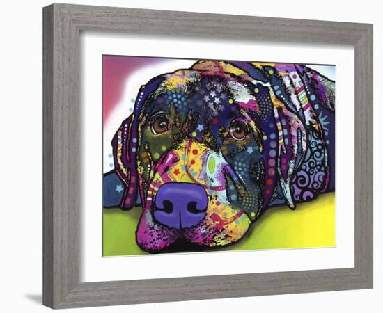 Savvy Labrador-Dean Russo-Framed Giclee Print