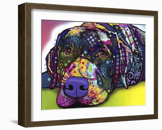 Savvy Labrador-Dean Russo-Framed Giclee Print