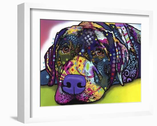 Savvy Labrador-Dean Russo-Framed Giclee Print