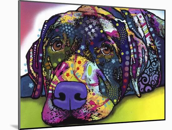 Savvy Labrador-Dean Russo-Mounted Giclee Print