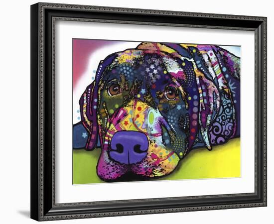 Savvy Labrador-Dean Russo-Framed Giclee Print