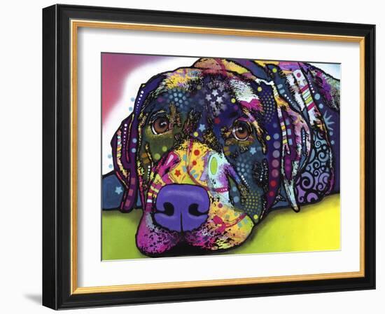 Savvy Labrador-Dean Russo-Framed Giclee Print