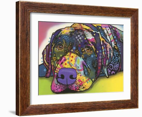 Savvy Labrador-Dean Russo-Framed Giclee Print