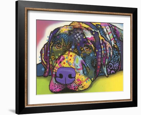 Savvy Labrador-Dean Russo-Framed Giclee Print