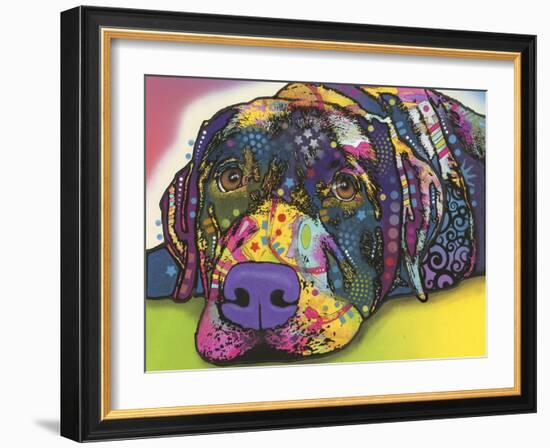 Savvy Labrador-Dean Russo-Framed Giclee Print