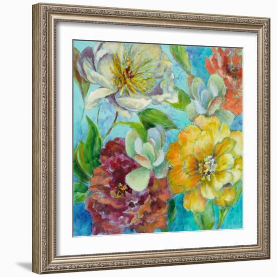 Savvy with Succulents-Lanie Loreth-Framed Art Print