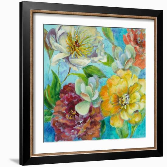 Savvy with Succulents-Lanie Loreth-Framed Art Print