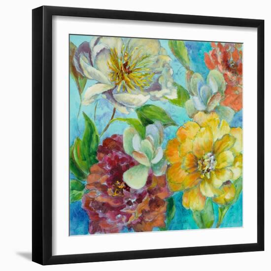 Savvy with Succulents-Lanie Loreth-Framed Art Print