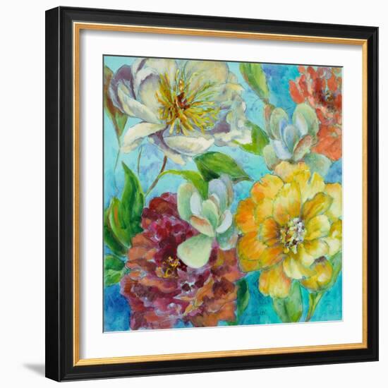 Savvy with Succulents-Lanie Loreth-Framed Art Print