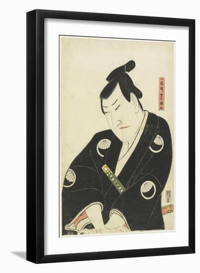 Sawamura Gennosuke as Tsuzuki Denshichi, 1804-Utagawa Toyokuni-Framed Giclee Print