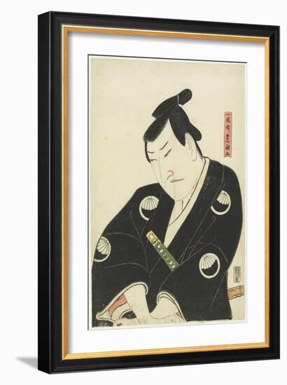 Sawamura Gennosuke as Tsuzuki Denshichi, 1804-Utagawa Toyokuni-Framed Giclee Print