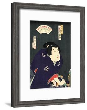 Sawamura Tossho No Shirai Gonpachi-Toyohara Kunichika-Framed Giclee Print