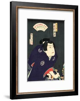Sawamura Tossho No Shirai Gonpachi-Toyohara Kunichika-Framed Giclee Print