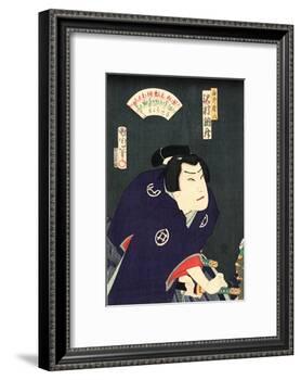 Sawamura Tossho No Shirai Gonpachi-Toyohara Kunichika-Framed Giclee Print