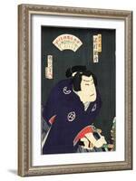 Sawamura Tossho No Shirai Gonpachi-Toyohara Kunichika-Framed Giclee Print