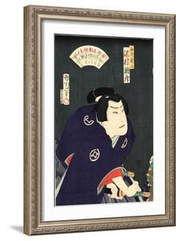 Sawamura Tossho No Shirai Gonpachi-Toyohara Kunichika-Framed Giclee Print