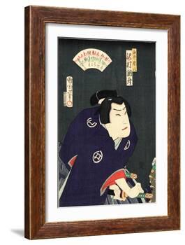 Sawamura Tossho No Shirai Gonpachi-Toyohara Kunichika-Framed Giclee Print