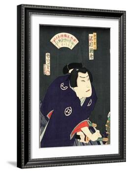 Sawamura Tossho No Shirai Gonpachi-Toyohara Kunichika-Framed Giclee Print