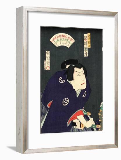 Sawamura Tossho No Shirai Gonpachi-Toyohara Kunichika-Framed Giclee Print