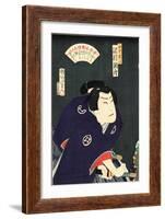 Sawamura Tossho No Shirai Gonpachi-Toyohara Kunichika-Framed Giclee Print