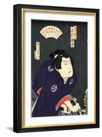 Sawamura Tossho No Shirai Gonpachi-Toyohara Kunichika-Framed Giclee Print