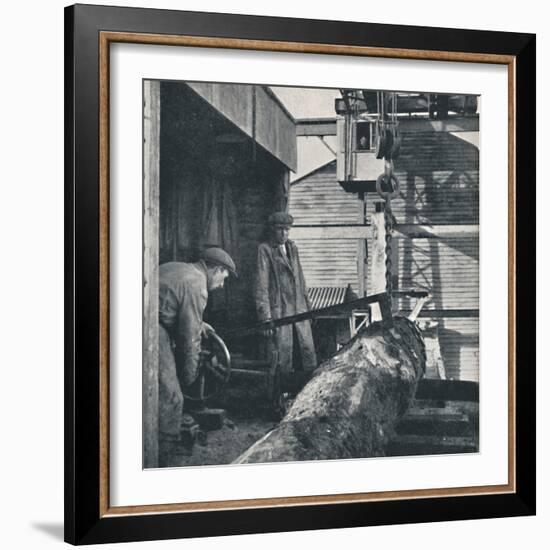 'Sawing timber', 1941-Cecil Beaton-Framed Photographic Print