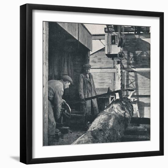 'Sawing timber', 1941-Cecil Beaton-Framed Photographic Print