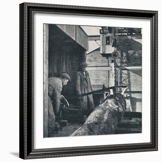 'Sawing timber', 1941-Cecil Beaton-Framed Photographic Print