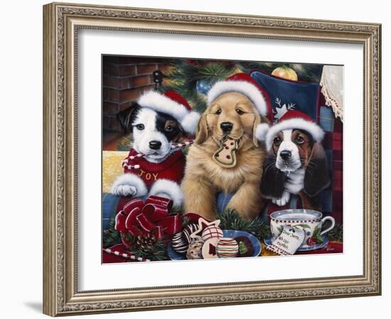 Sawry Santa Paws-Jenny Newland-Framed Giclee Print