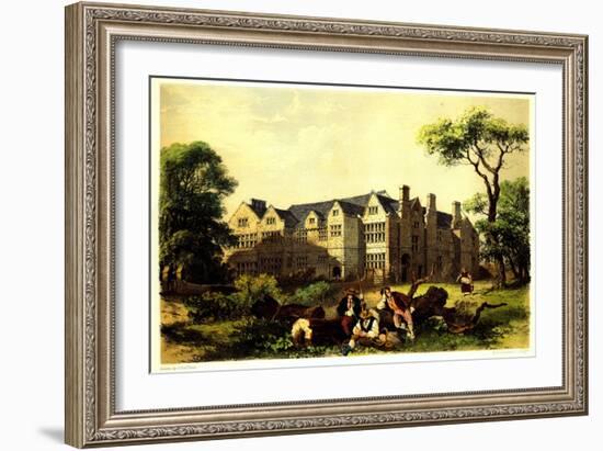 Sawston Hall, Cambridgeshire, 1848-James Dafforne-Framed Giclee Print