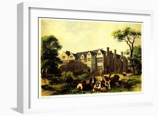 Sawston Hall, Cambridgeshire, 1848-James Dafforne-Framed Giclee Print