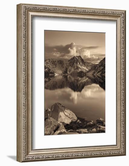 Sawtooth Lake Sepia-Alan Majchrowicz-Framed Photographic Print