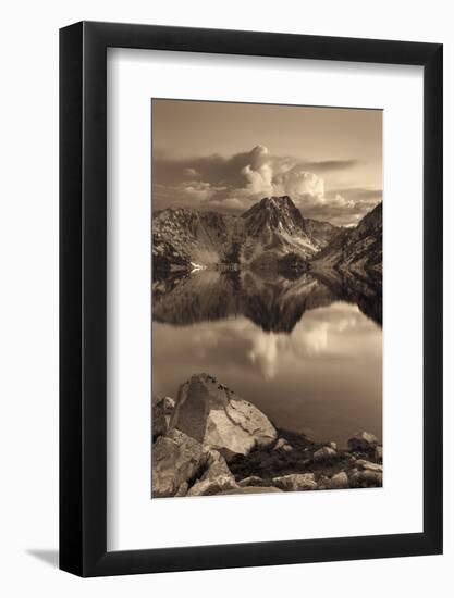 Sawtooth Lake Sepia-Alan Majchrowicz-Framed Photographic Print