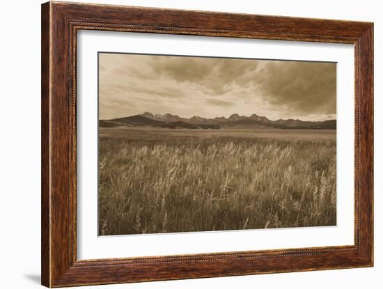 Sawtooth Mountains Idaho II Dark-Alan Majchrowicz-Framed Art Print