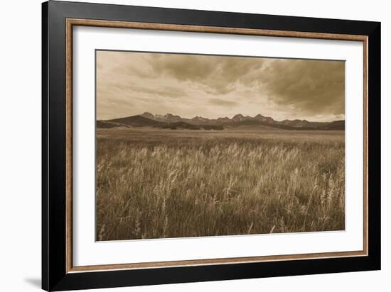 Sawtooth Mountains Idaho II Dark-Alan Majchrowicz-Framed Art Print