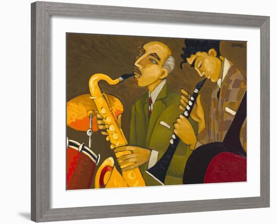 Sax & Clarinet!-Marsha Hammel-Framed Giclee Print