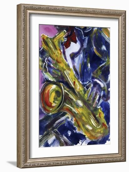 Sax Essence-Gil Mayers-Framed Giclee Print