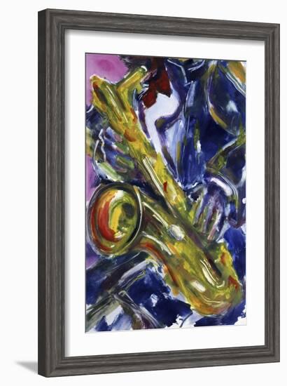 Sax Essence-Gil Mayers-Framed Giclee Print