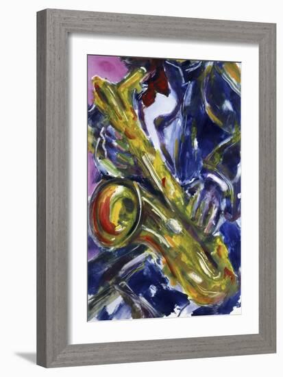 Sax Essence-Gil Mayers-Framed Giclee Print