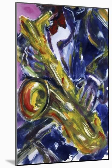 Sax Essence-Gil Mayers-Mounted Giclee Print