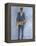 Sax in a Blue Suit-Samuel Dixon-Framed Stretched Canvas