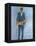 Sax in a Blue Suit-Samuel Dixon-Framed Stretched Canvas